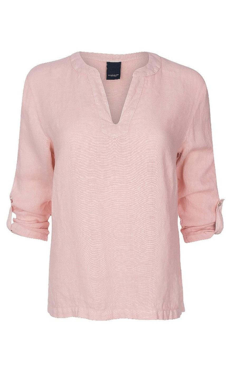 One Two Luxzuz Bluse - Kisserina - Vintage Rose