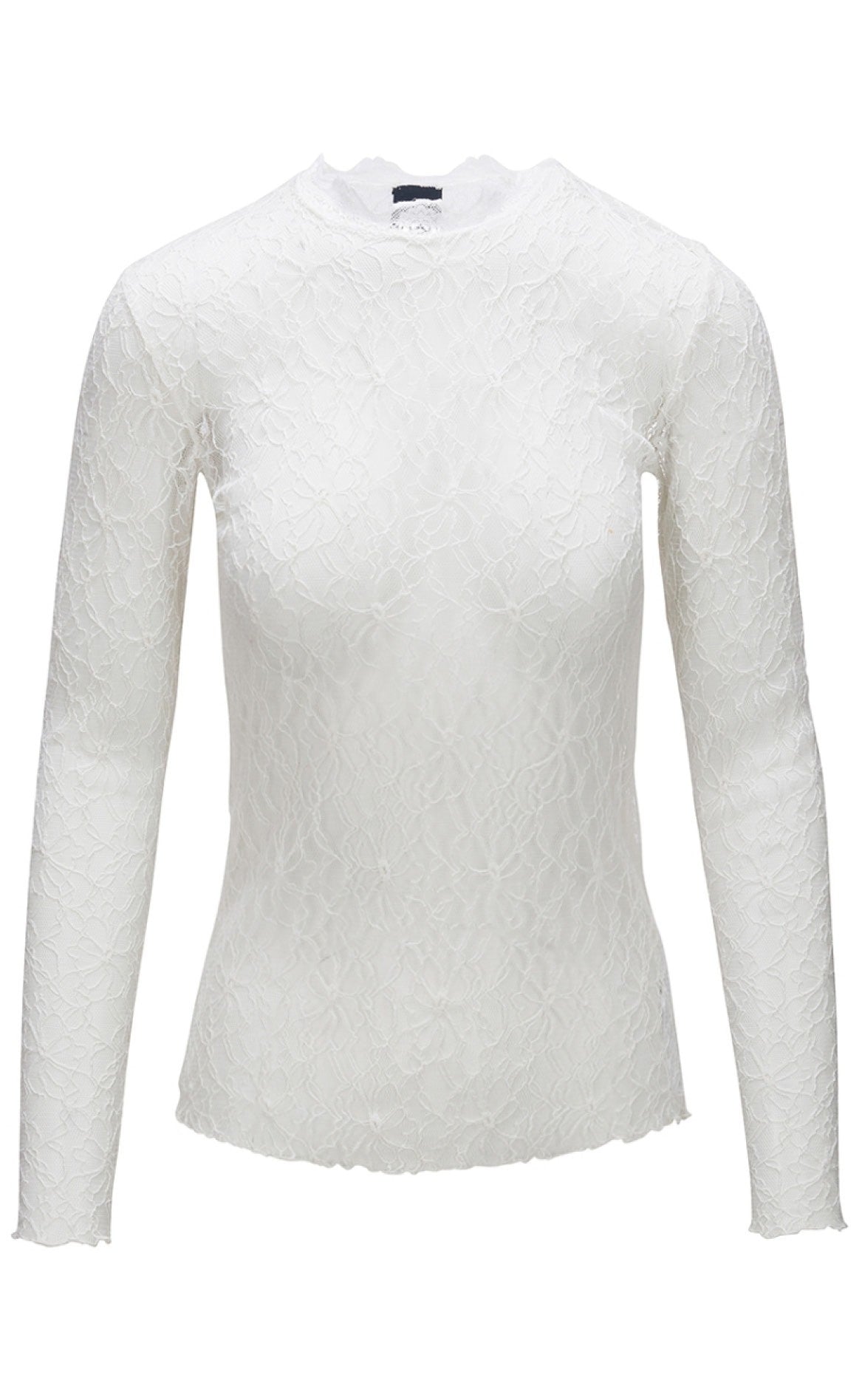One Two Luxzuz Bluse - Laze Mesh - Cream