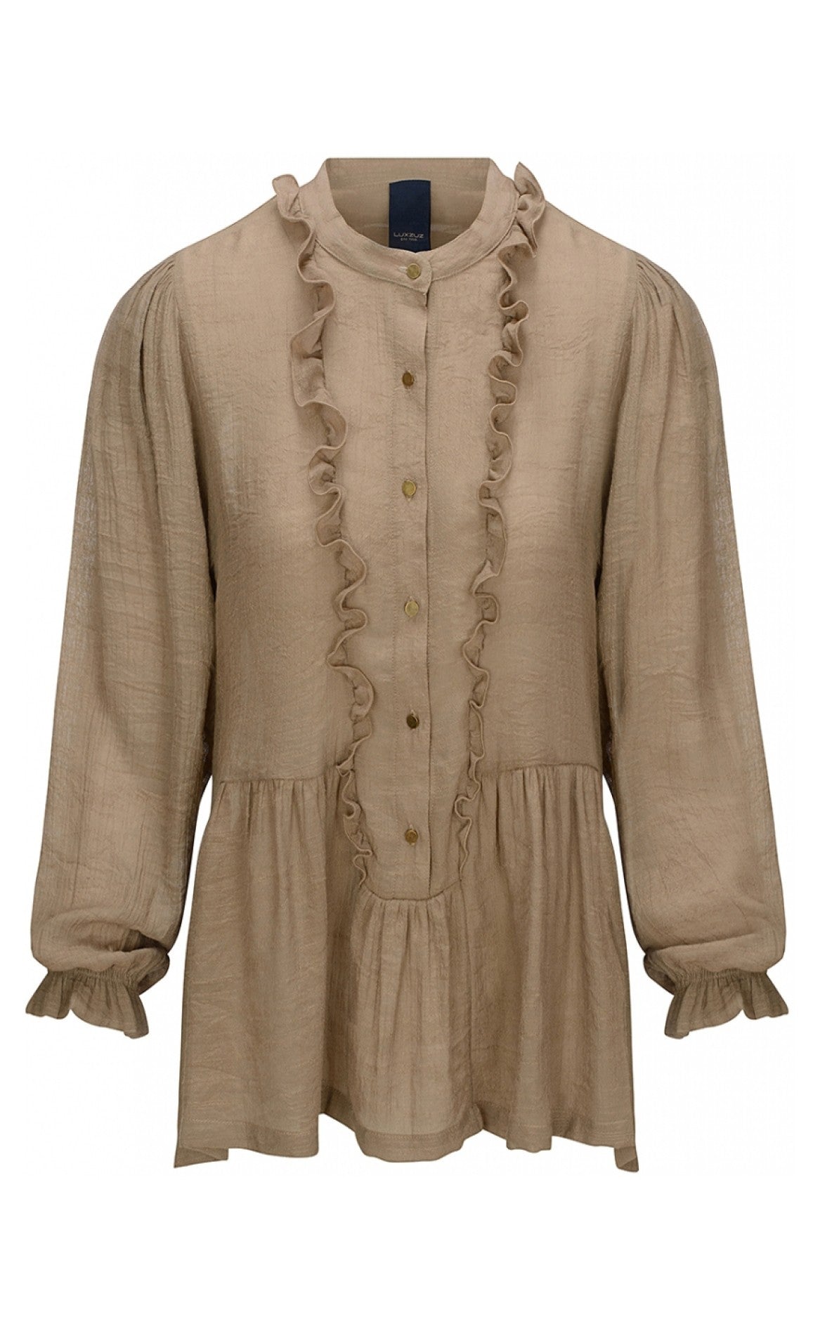 One Two Luxzuz Bluse - Liba - Peanut
