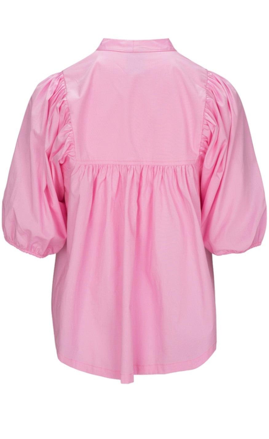 One Two Luxzuz Bluse - Melanie - Pink Lady