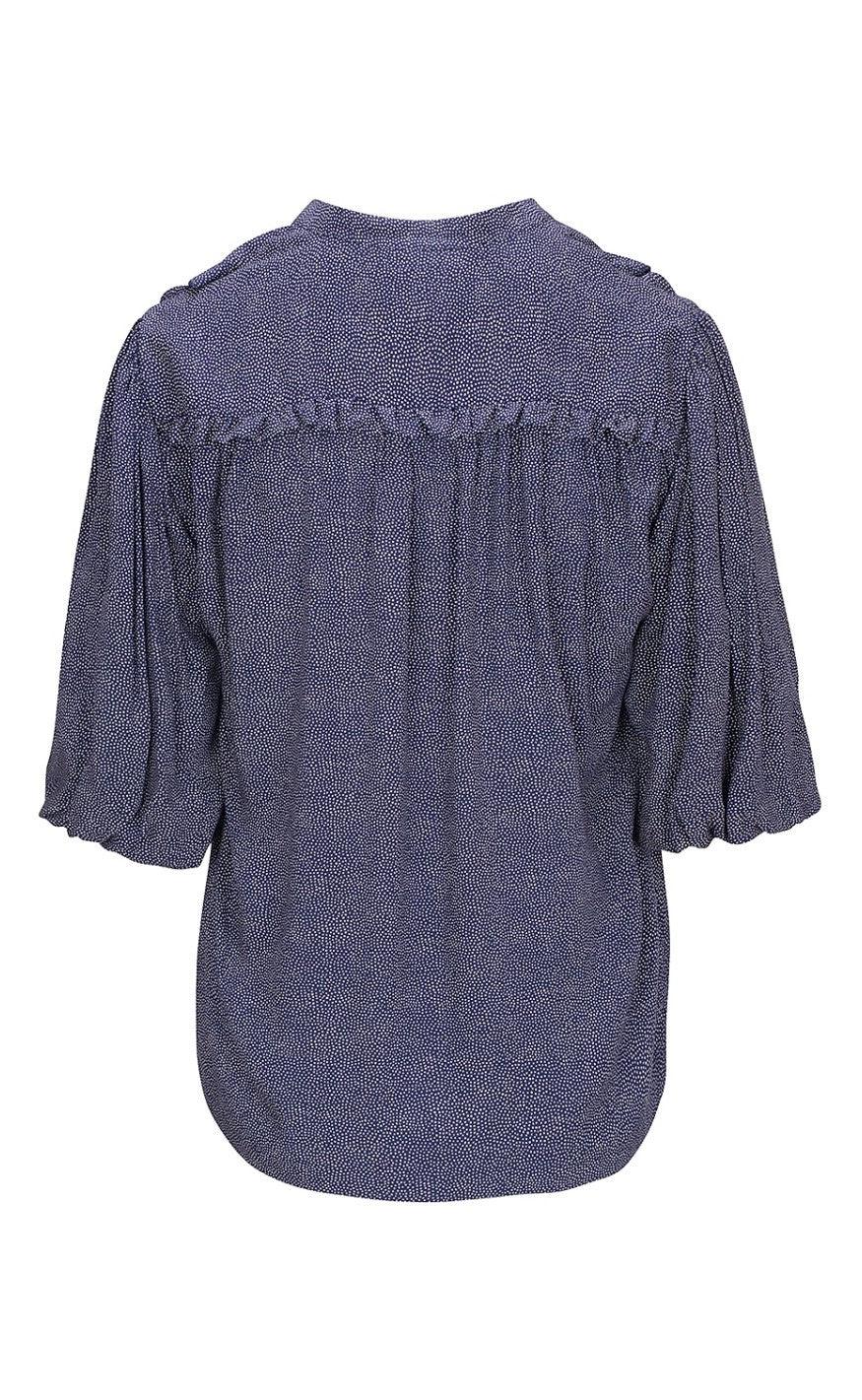 One Two Luxzuz Bluse - Mianna - Navy