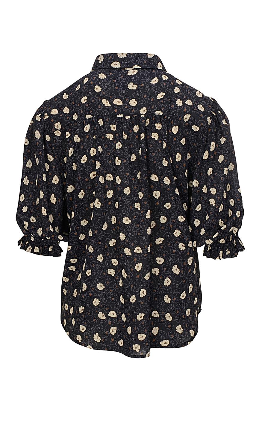 One Two Luxzuz Bluse - Micaiza - Black