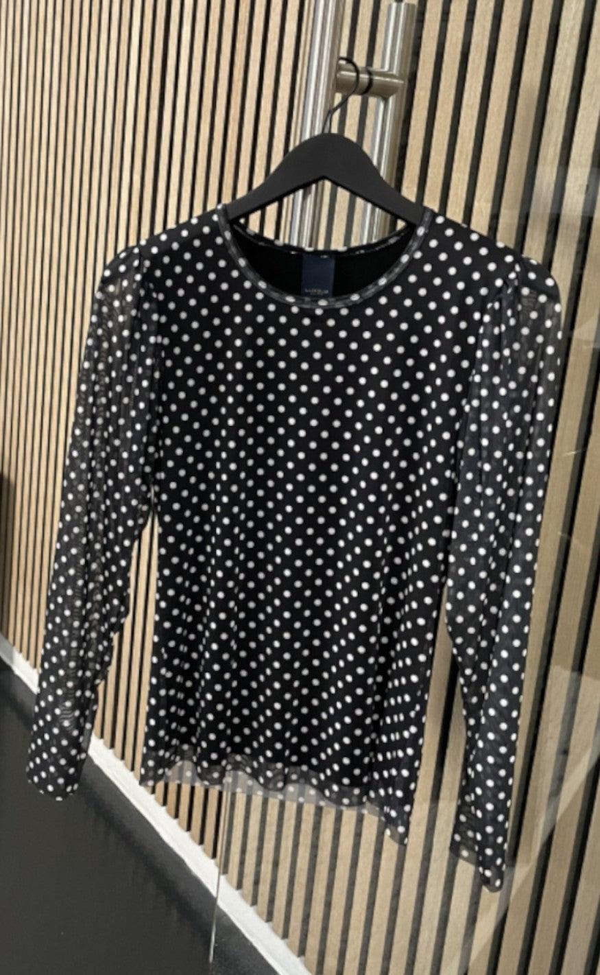 One Two Luxzuz Bluse - Puffy - Black