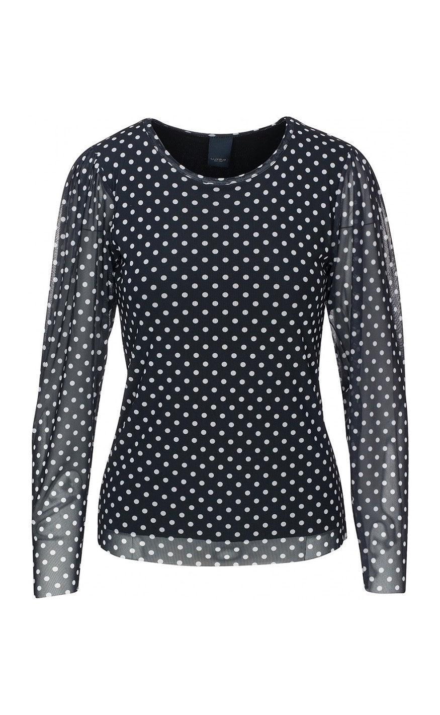 One Two Luxzuz Bluse - Puffy - Black