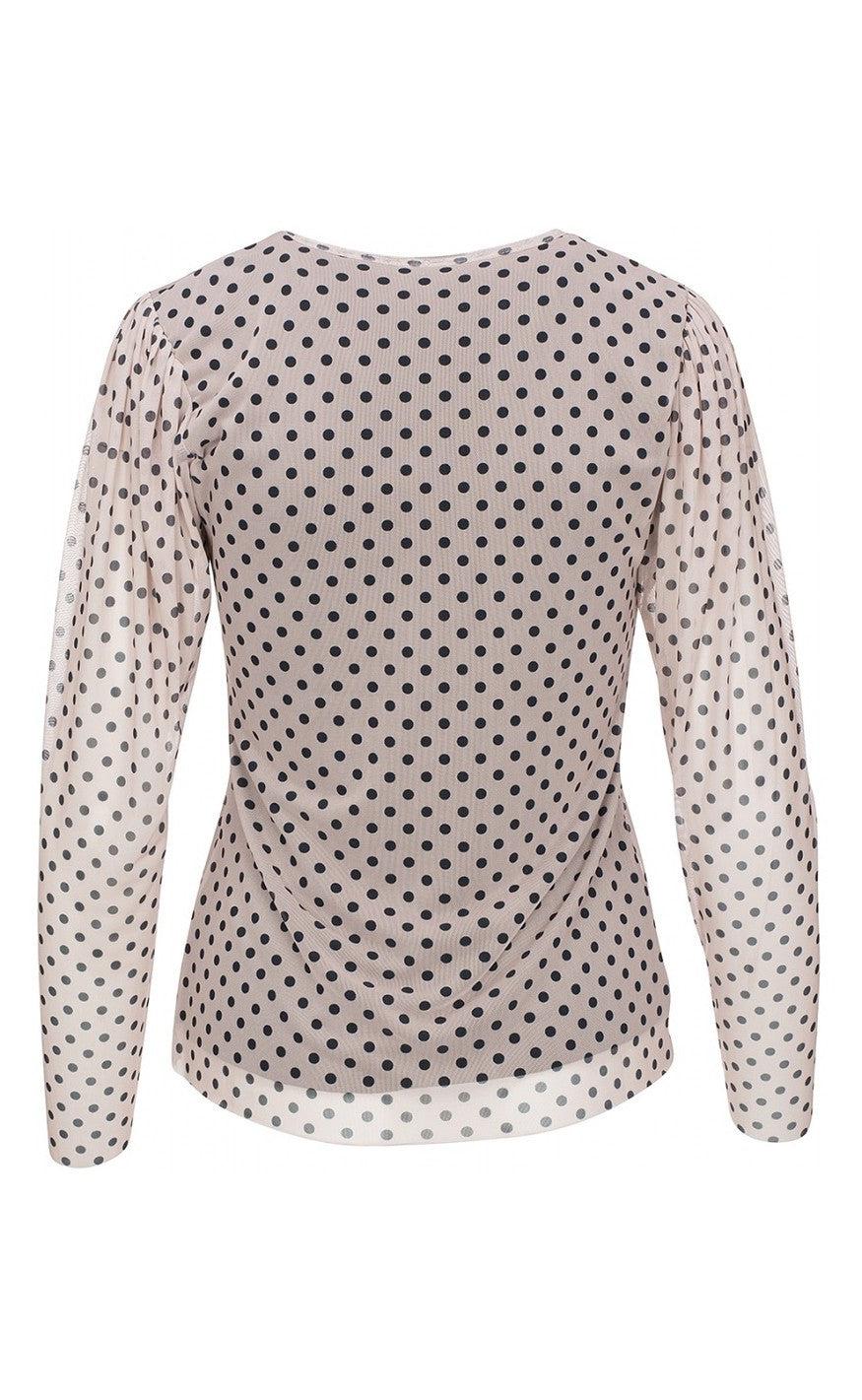 One Two Luxzuz Bluse - Puffy - Sand