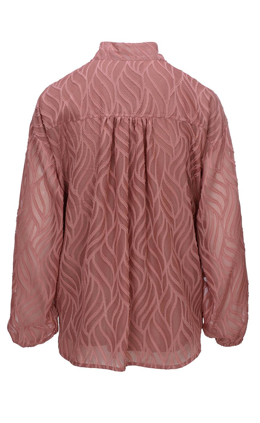 One Two Luxzuz Bluse - Rosi - Cedar Wood