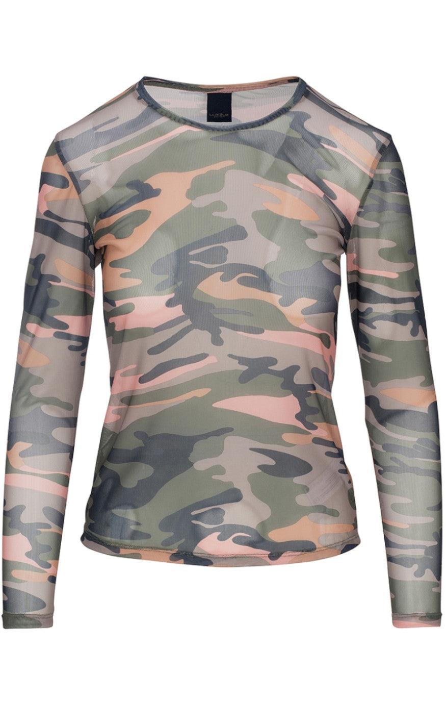 One Two Luxzuz Bluse - Sibey - Army