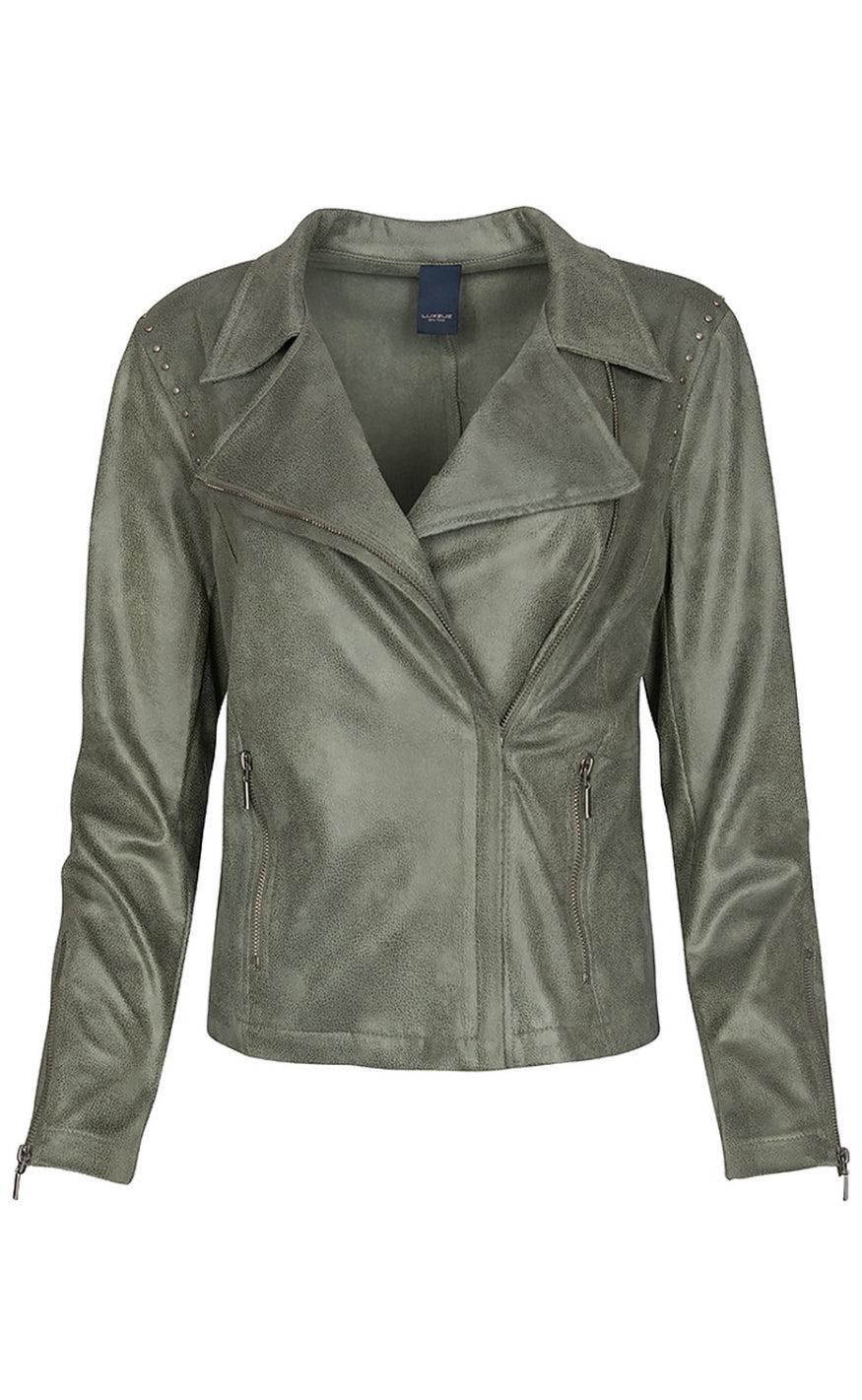 One Two Luxzuz Jakke - Majka Coated - Army
