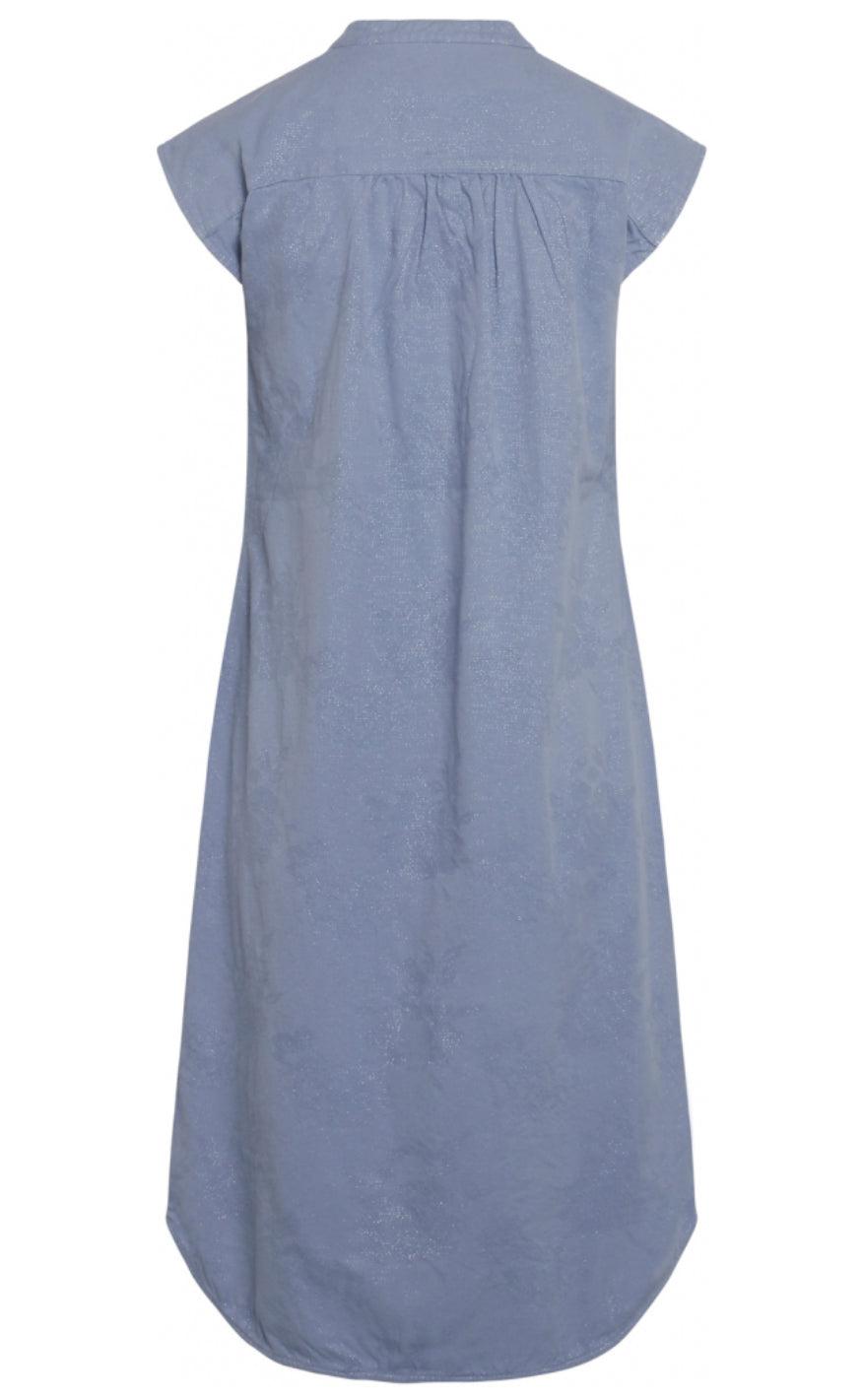One Two Luxzuz Kjole - Kikari - Vintage Blue