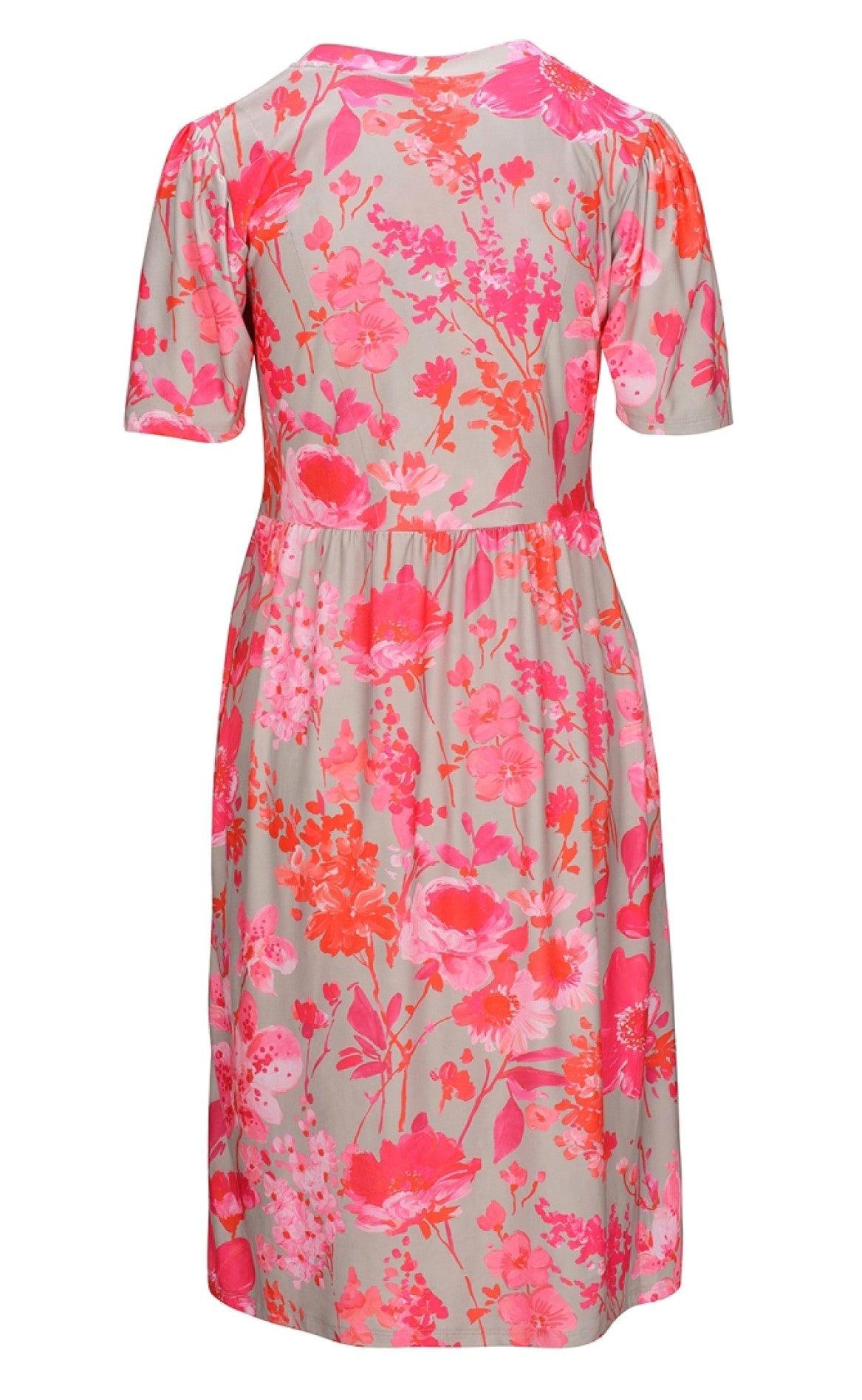One Two Luxzuz Kjole - Larizo - Fandango Pink