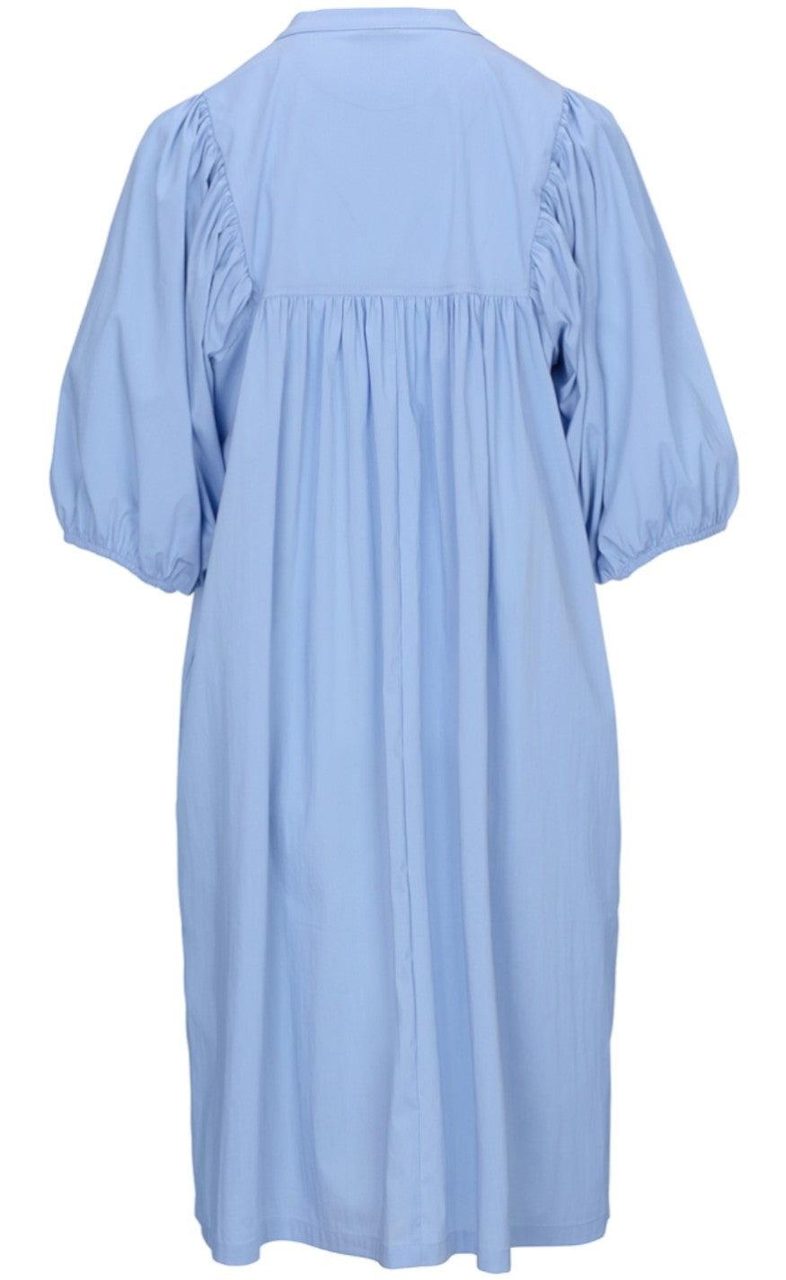 One Two Luxzuz Kjole - Marga - Chambray Blue