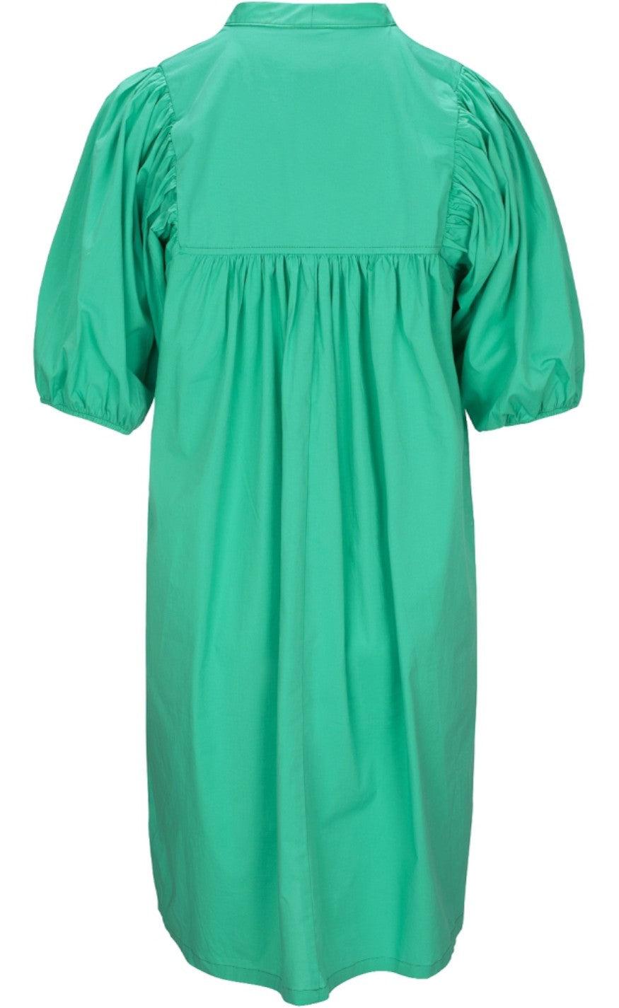 One Two Luxzuz Kjole - Marga - Emerald Green