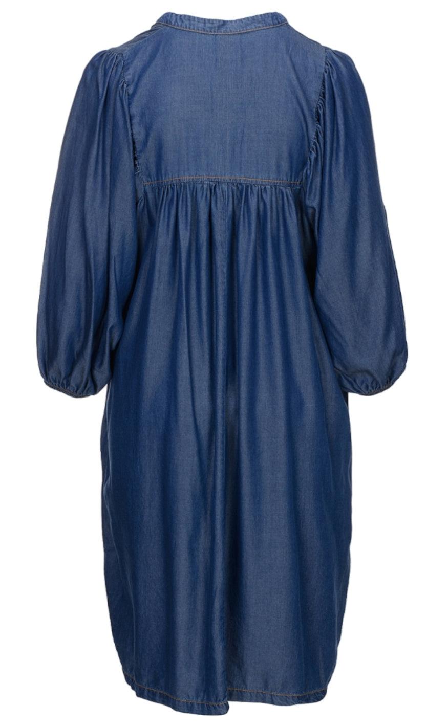 One Two Luxzuz Kjole - Margan - Faded Denim