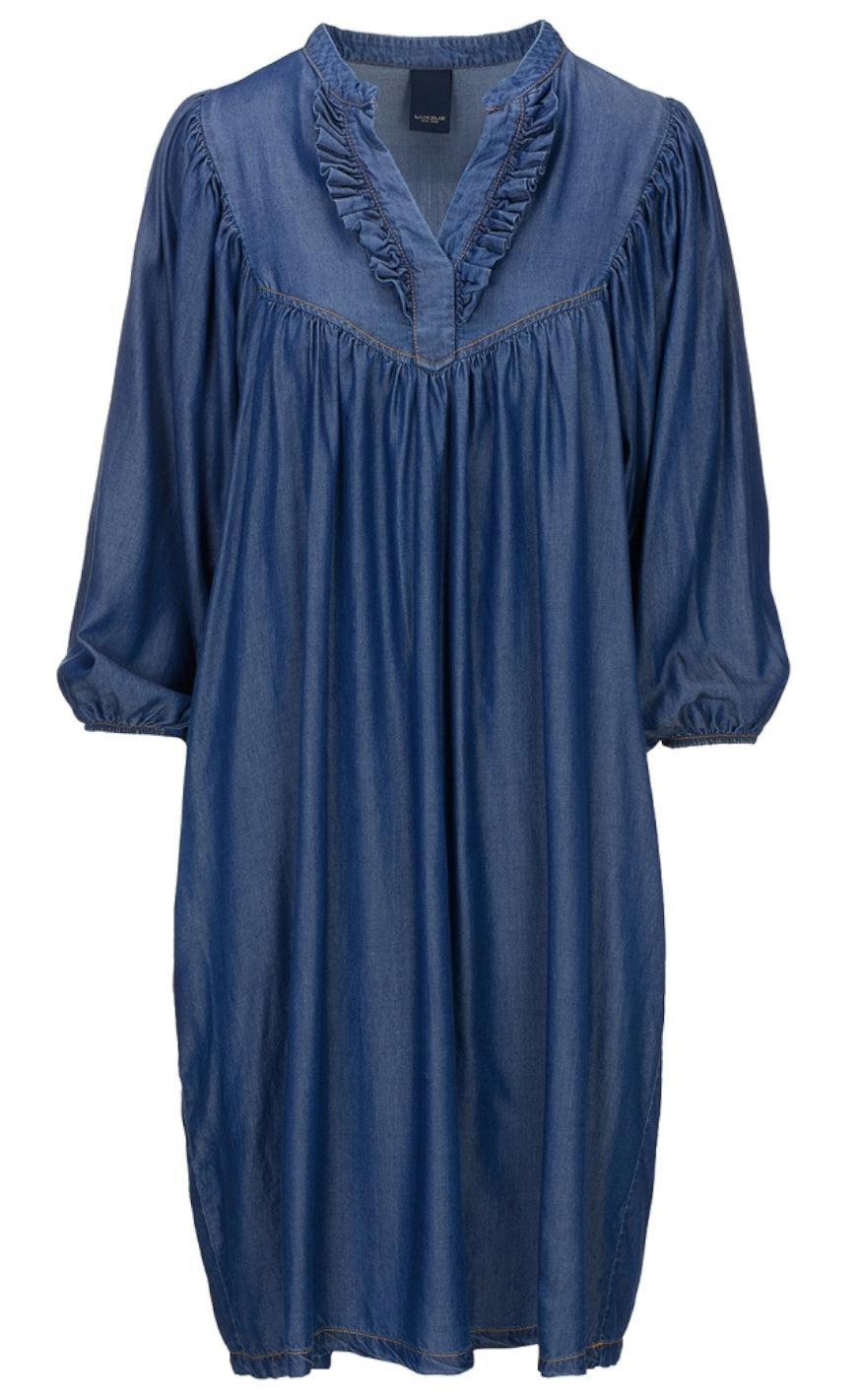 One Two Luxzuz Kjole - Margan - Faded Denim