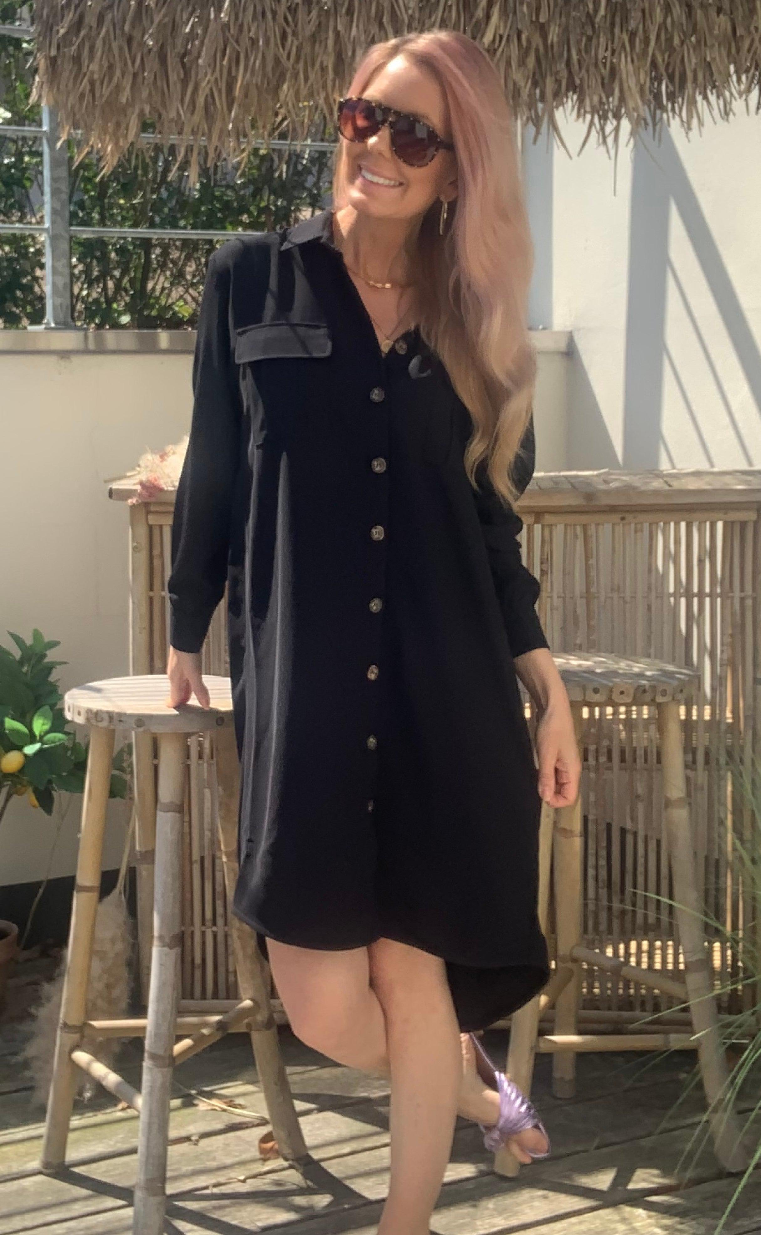 One Two Luxzuz Kjole - Sally - Black