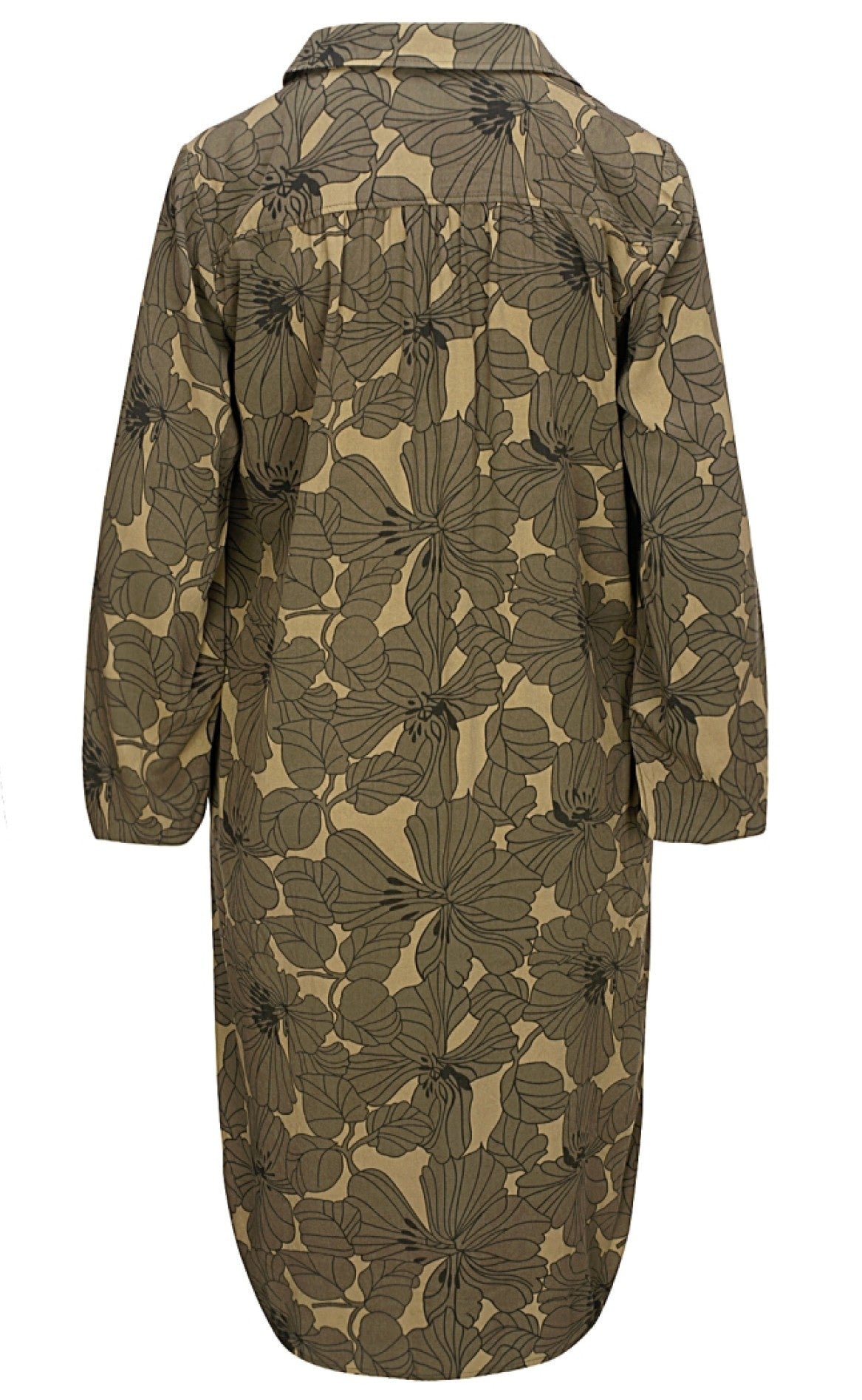 One Two Luxzuz Kjole - Siw - Combat green