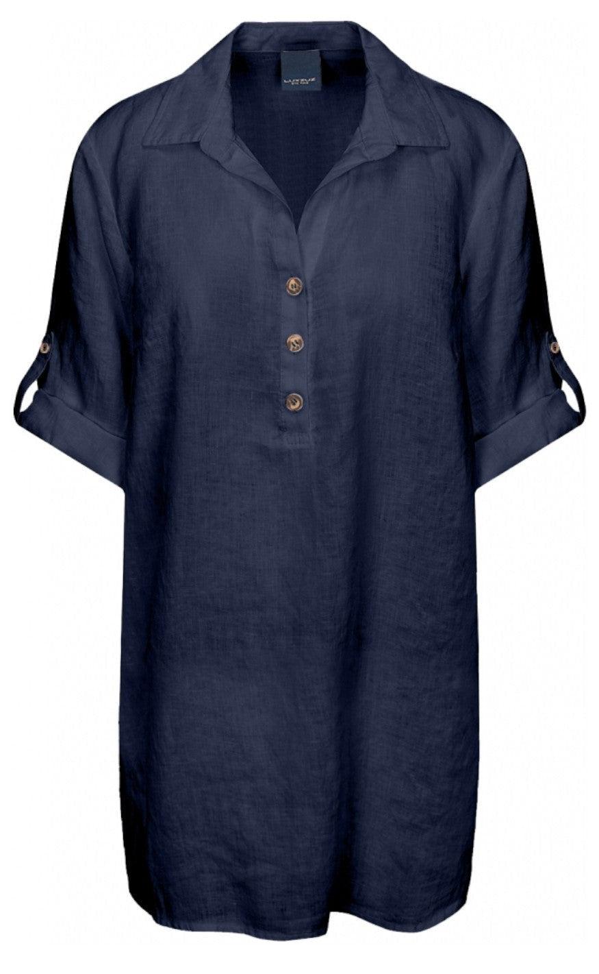 One Two Luxzuz Kjole - Siwinia - Navy