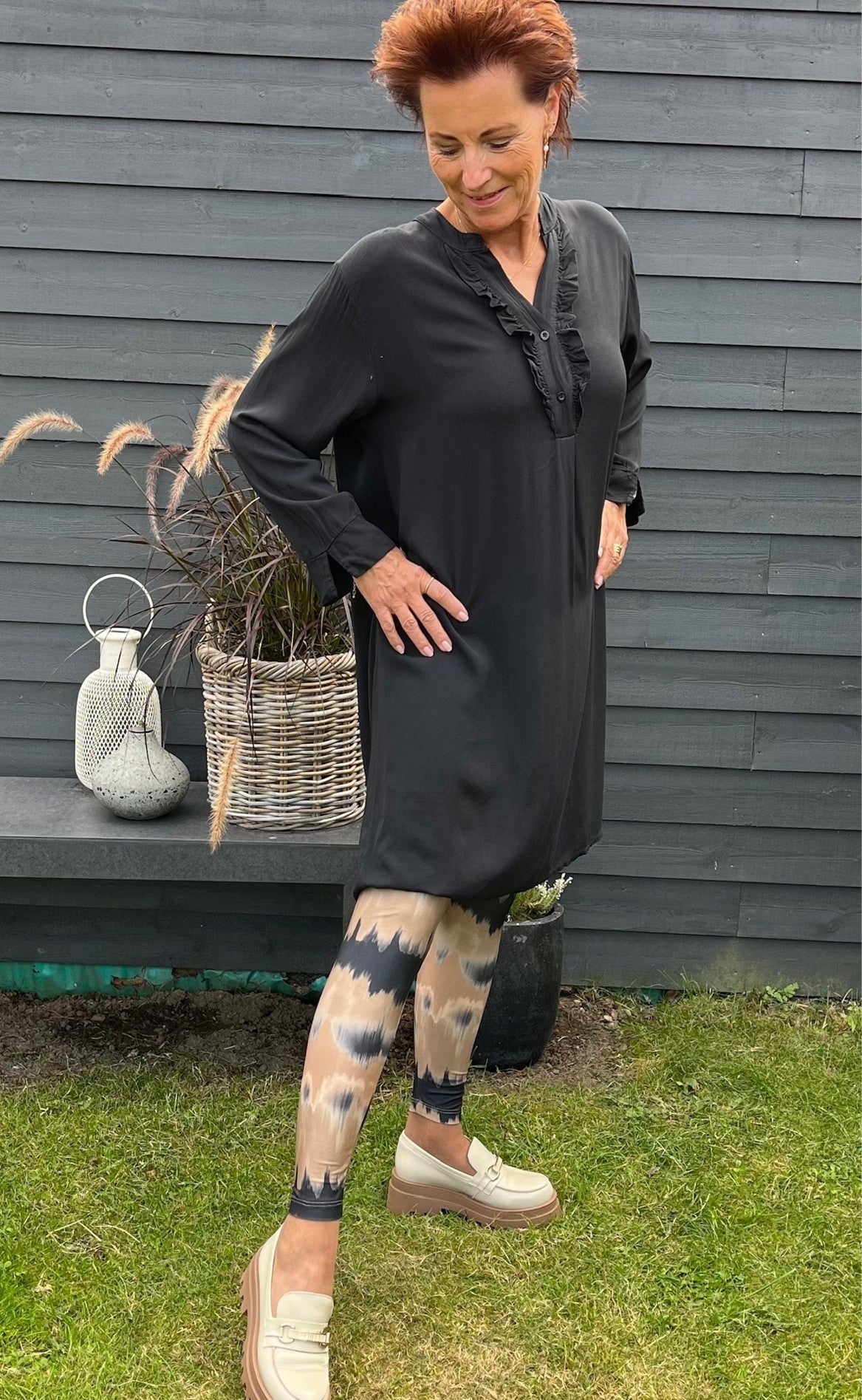 One Two Luxzuz Leggings - Ayo - Camel