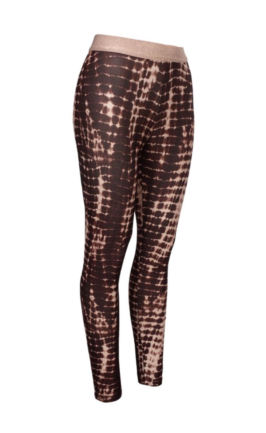One Two Luxzuz Leggings - Ayo - Choco Cream