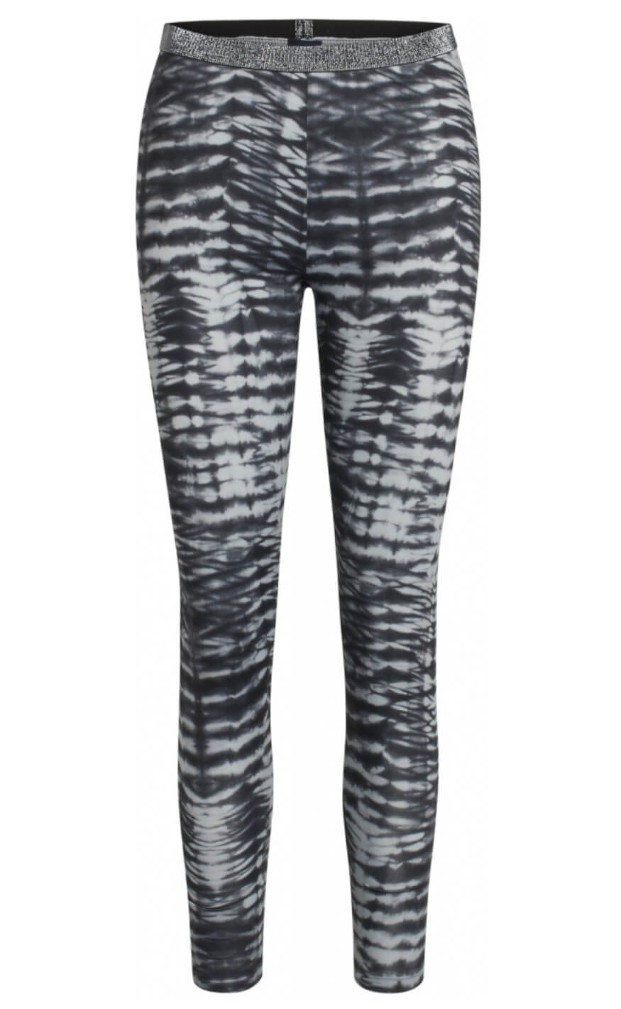 One Two Luxzuz Leggings - Ayoe Batiq- Caviar