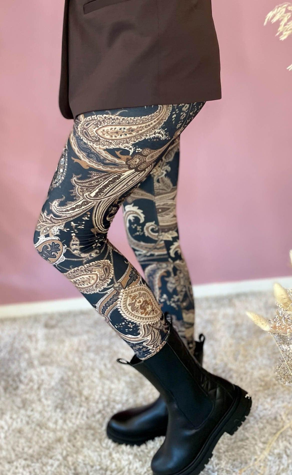 One Two Luxzuz Leggings - Ayoe - Black