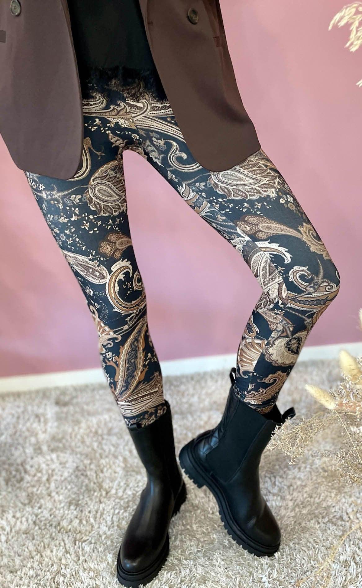 One Two Luxzuz Leggings - Ayoe - Black