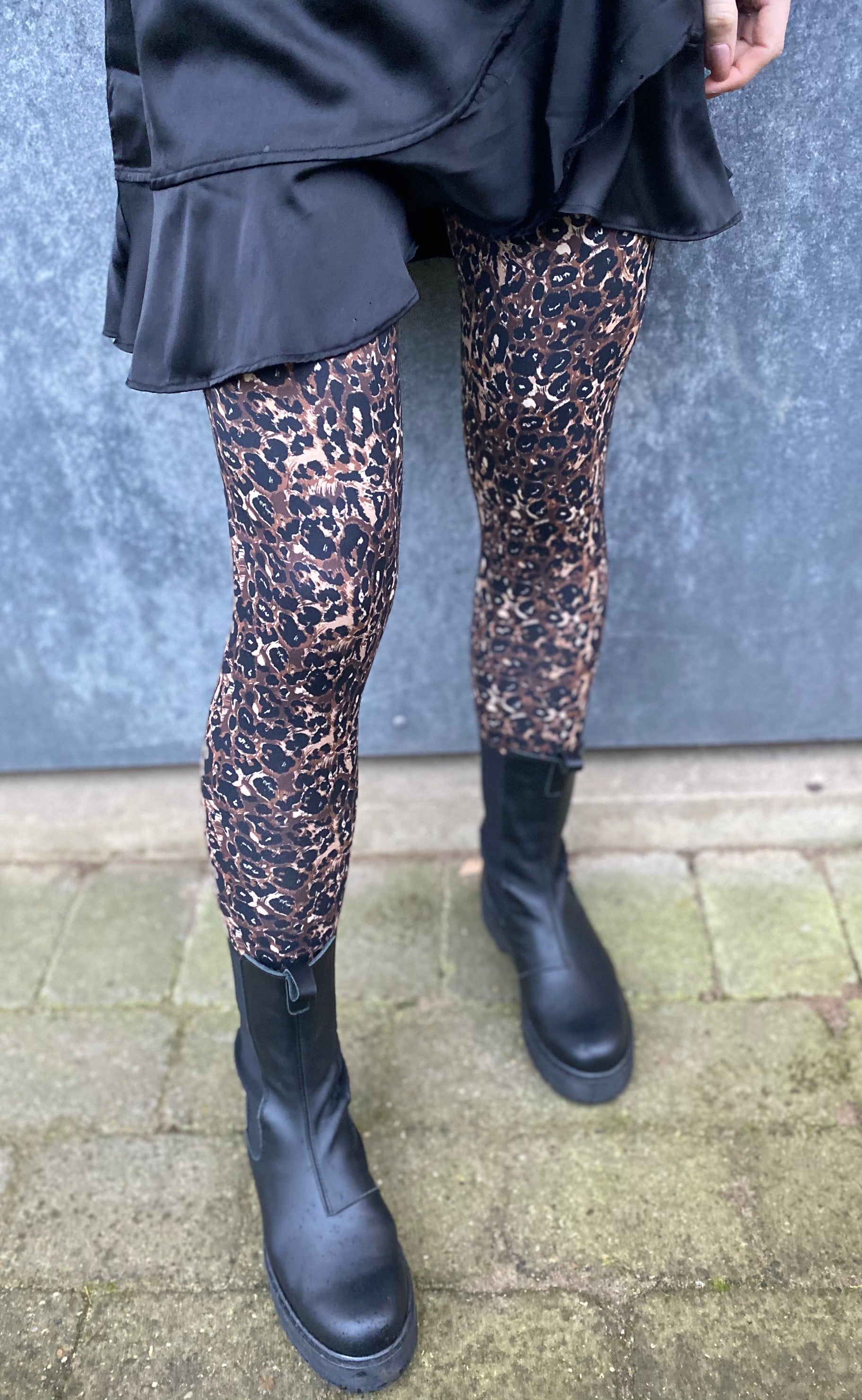 One Two Luxzuz Leggings - Ayoe - Brandy