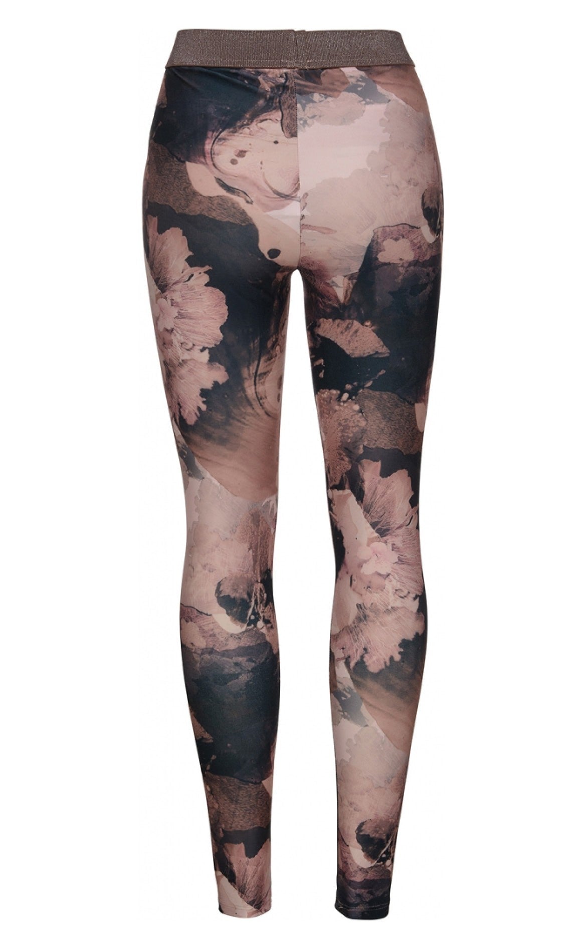 One Two Luxzuz Leggings - Ayoe Marble - Dried heather