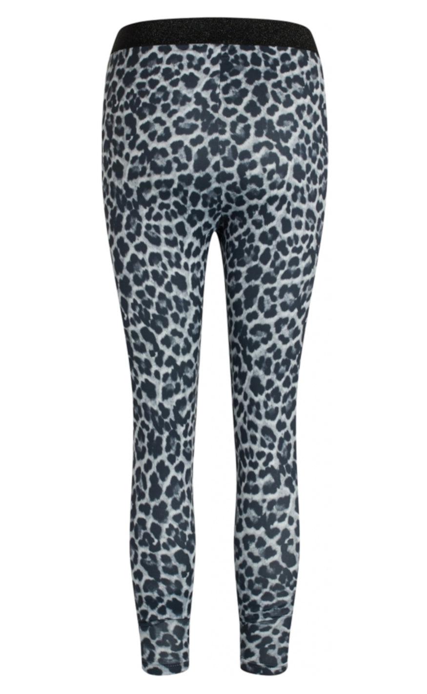 One Two Luxzuz Leggings - Ayoe - Smoke Blue