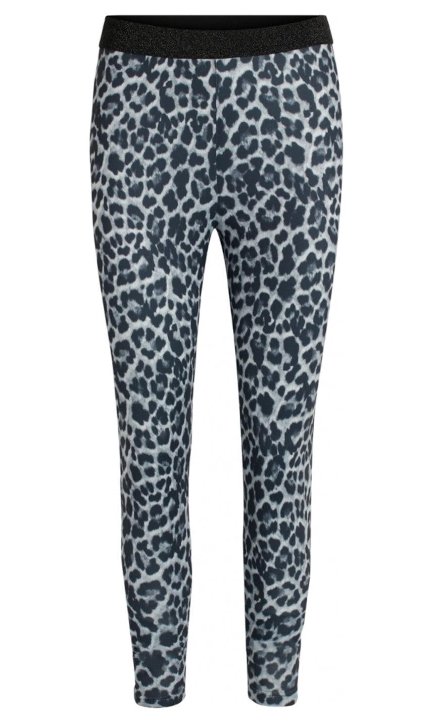 One Two Luxzuz Leggings - Ayoe - Smoke Blue
