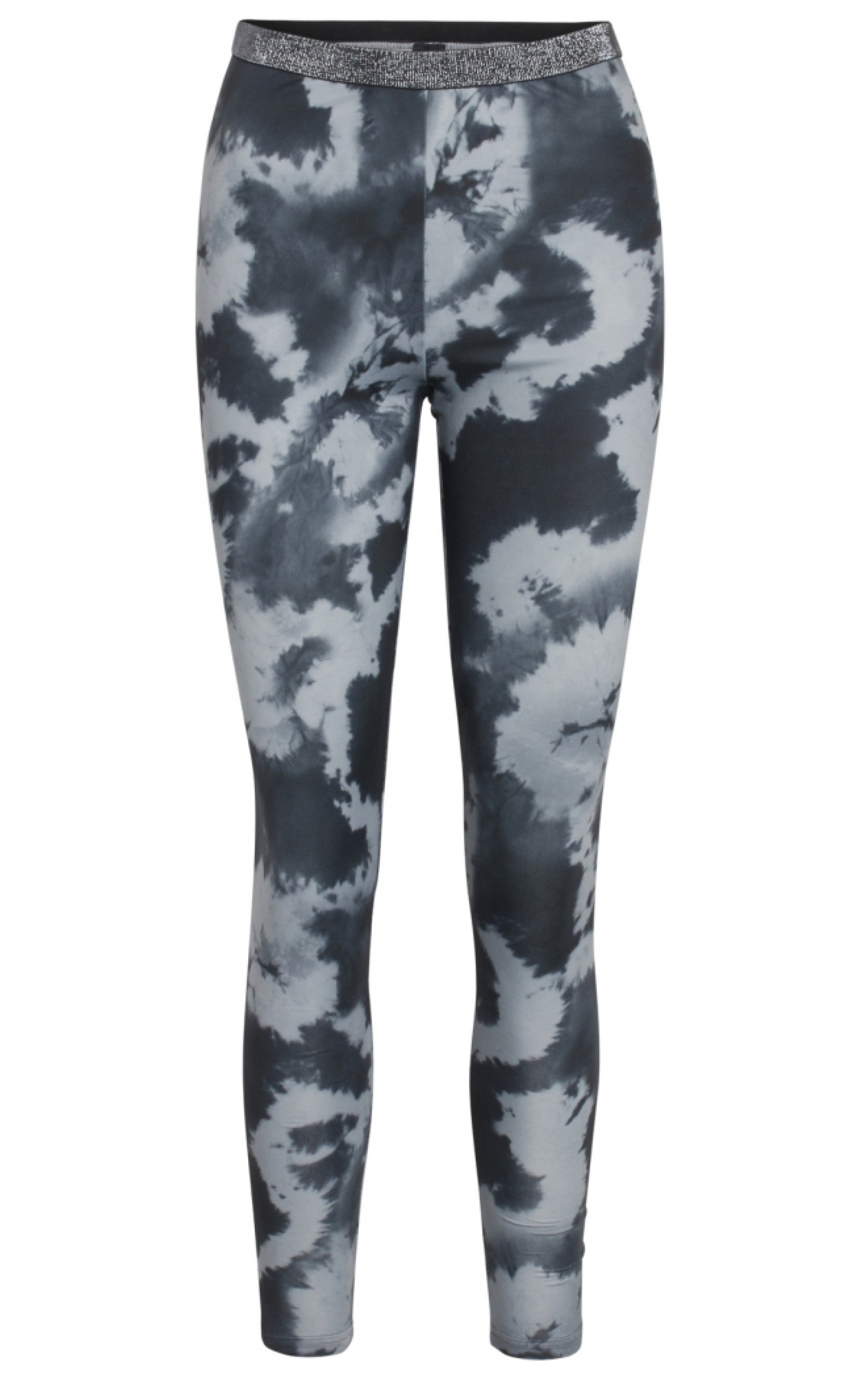One Two Luxzuz Leggings - Ayoe Tie - Caviar