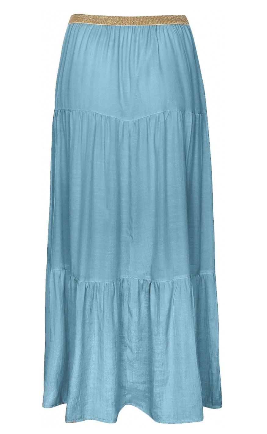 One Two Luxzuz Nederdel - Falka - Ice Blue