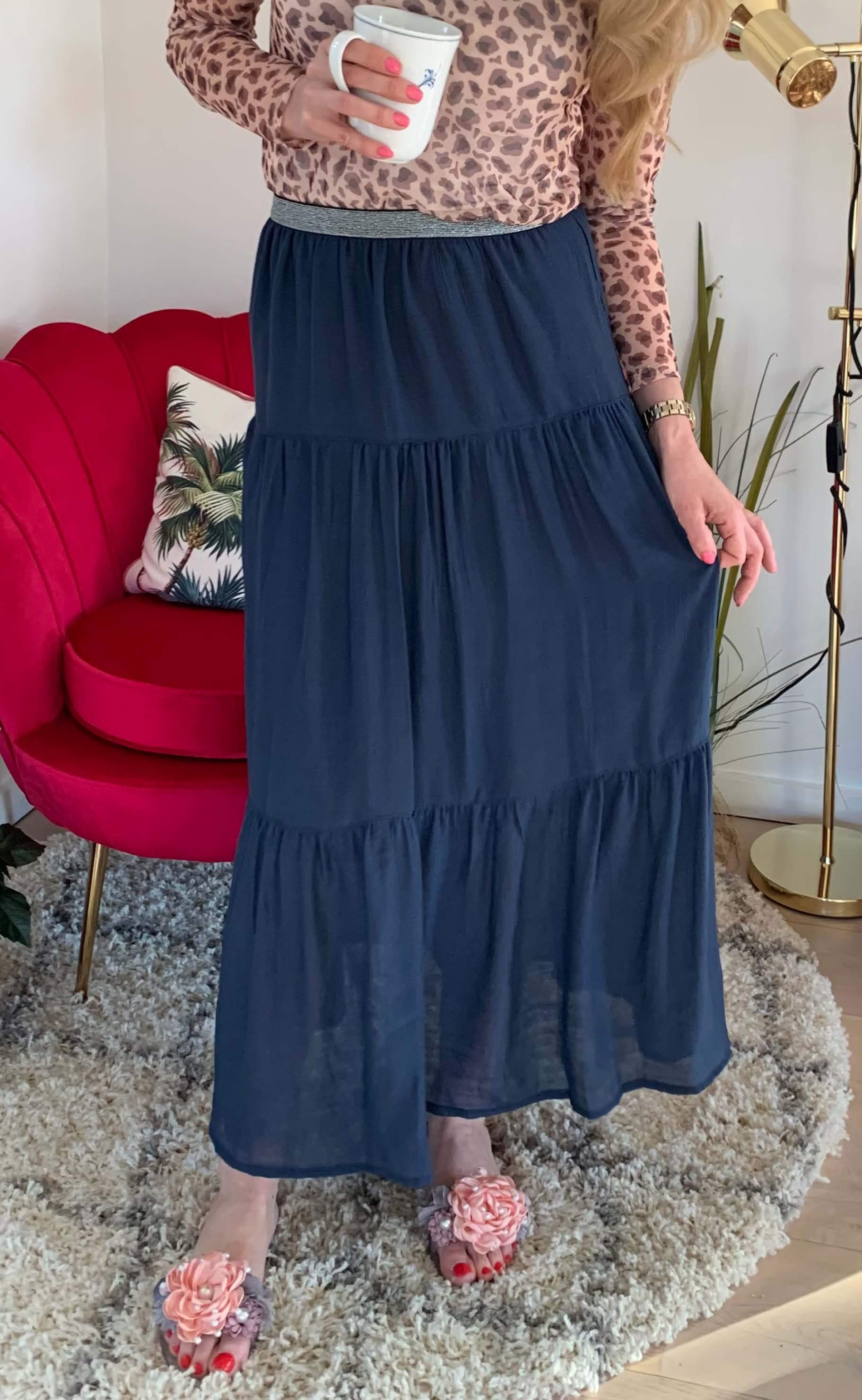 One Two Luxzuz Nederdel - Falka - Navy
