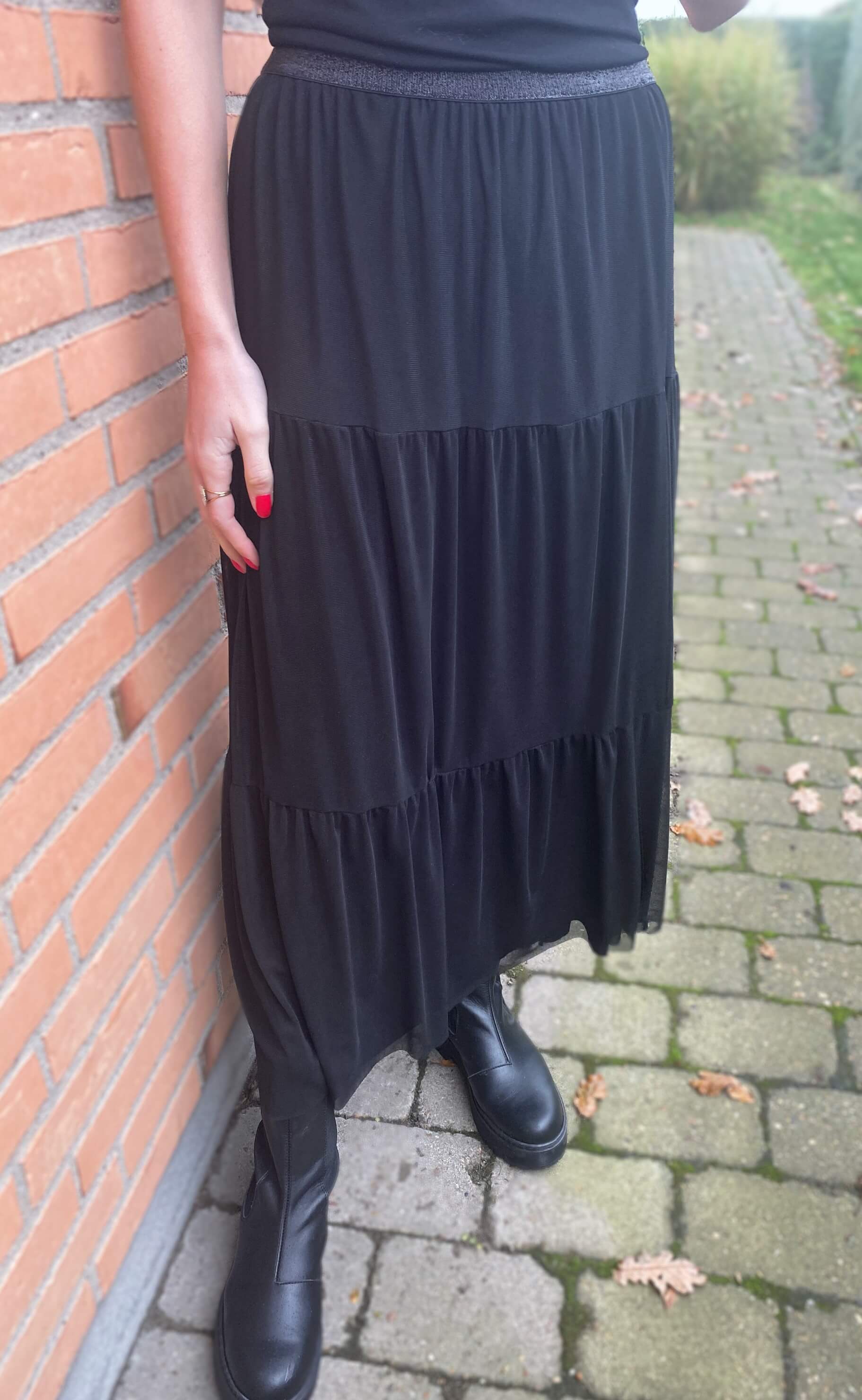 One Two Luxzuz Nederdel - Falkia - Black