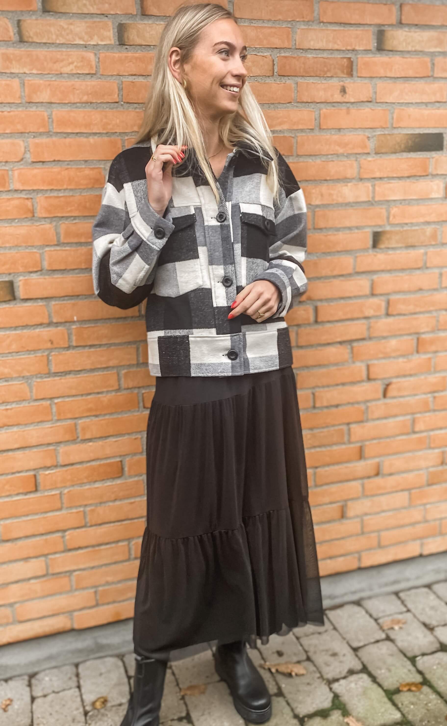One Two Luxzuz Nederdel - Falkia - Black