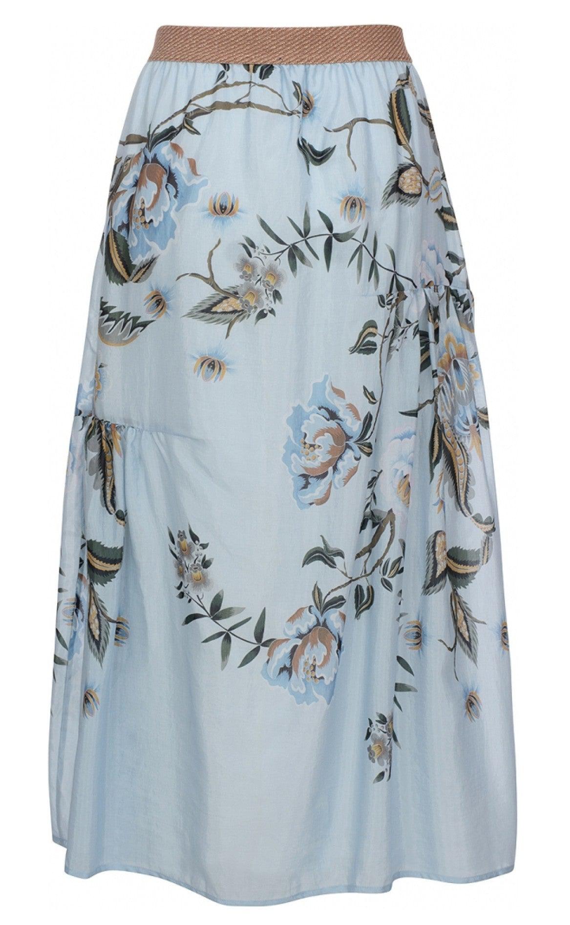 One Two Luxzuz Nederdel - Gladio - Ice Blue