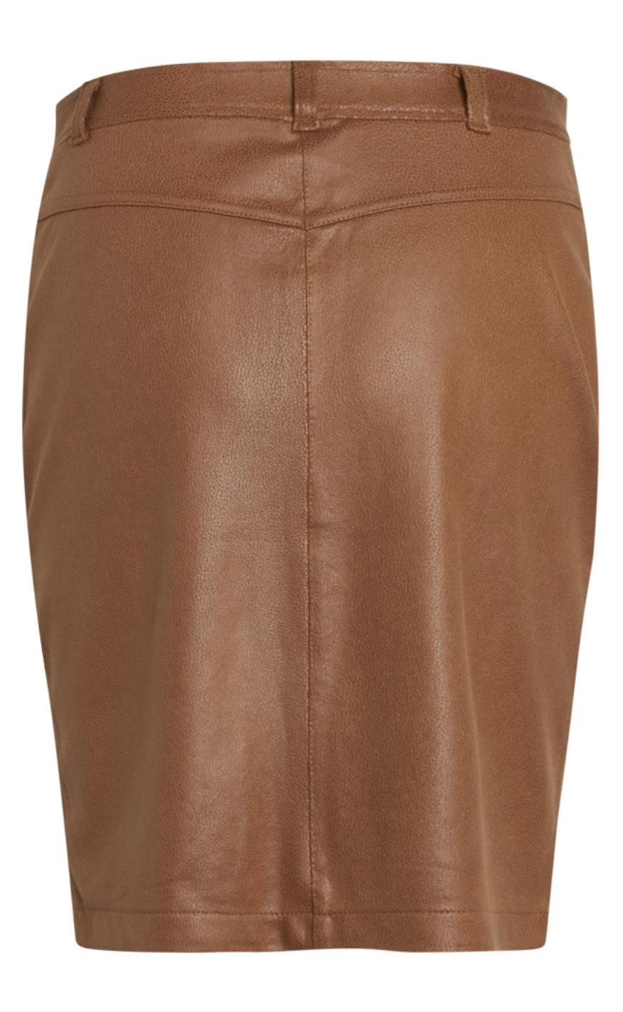 One Two Luxzuz Nederdel - Heather - Leather