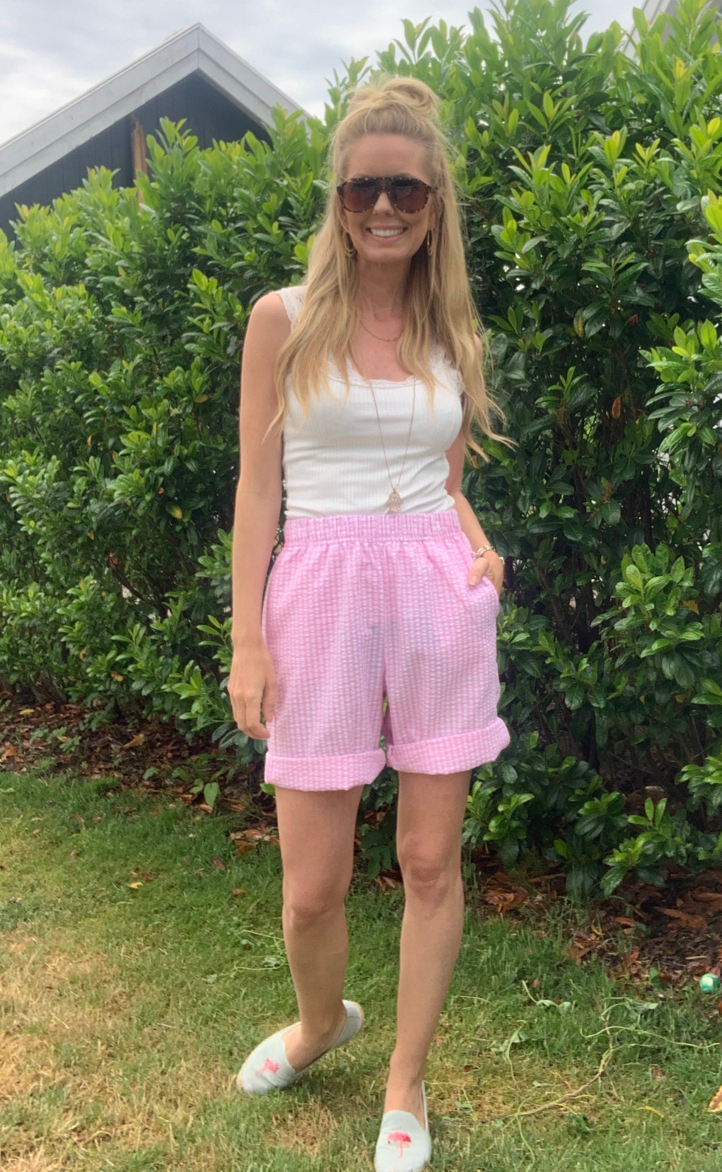 One Two Luxzuz Shorts - Bow Tern - Ice Pink