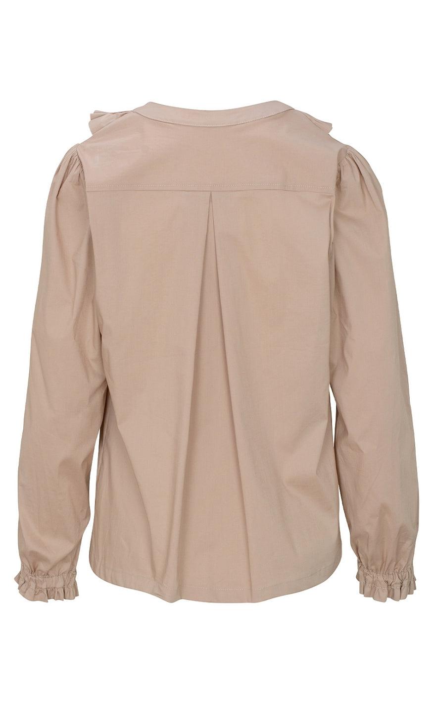 One Two Luxzuz Skjorte - Romana - Light Taupe