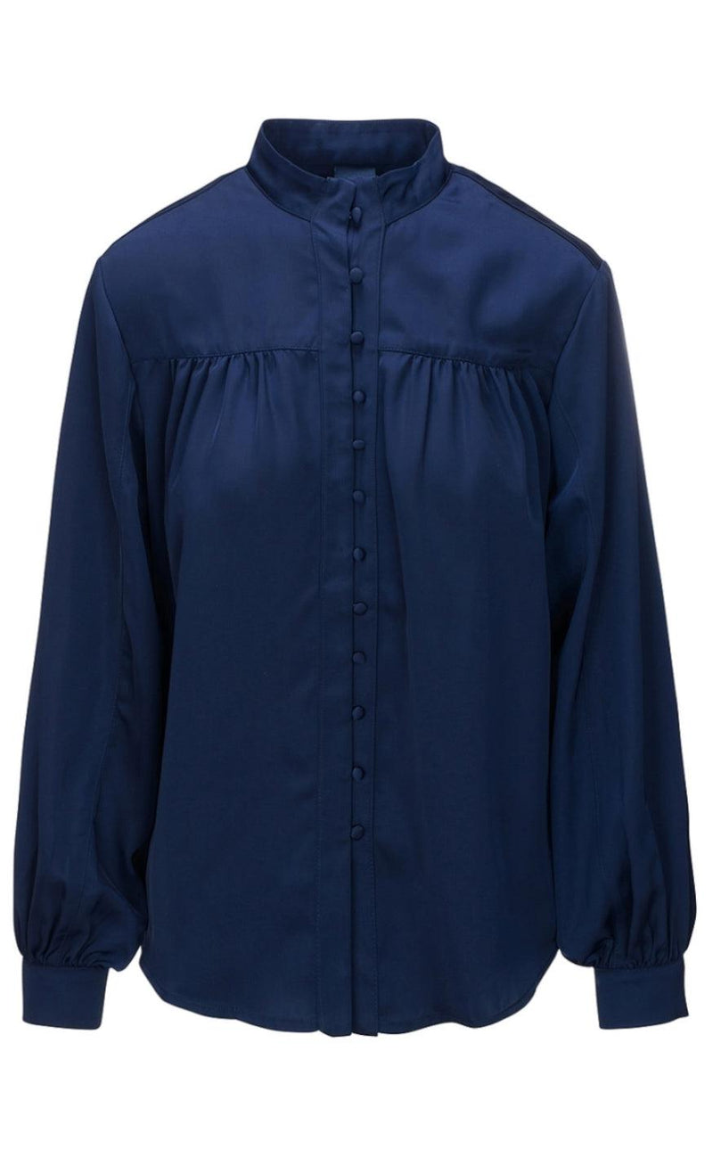 One Two Luxzuz Skjorte - Rosalinda - Navy