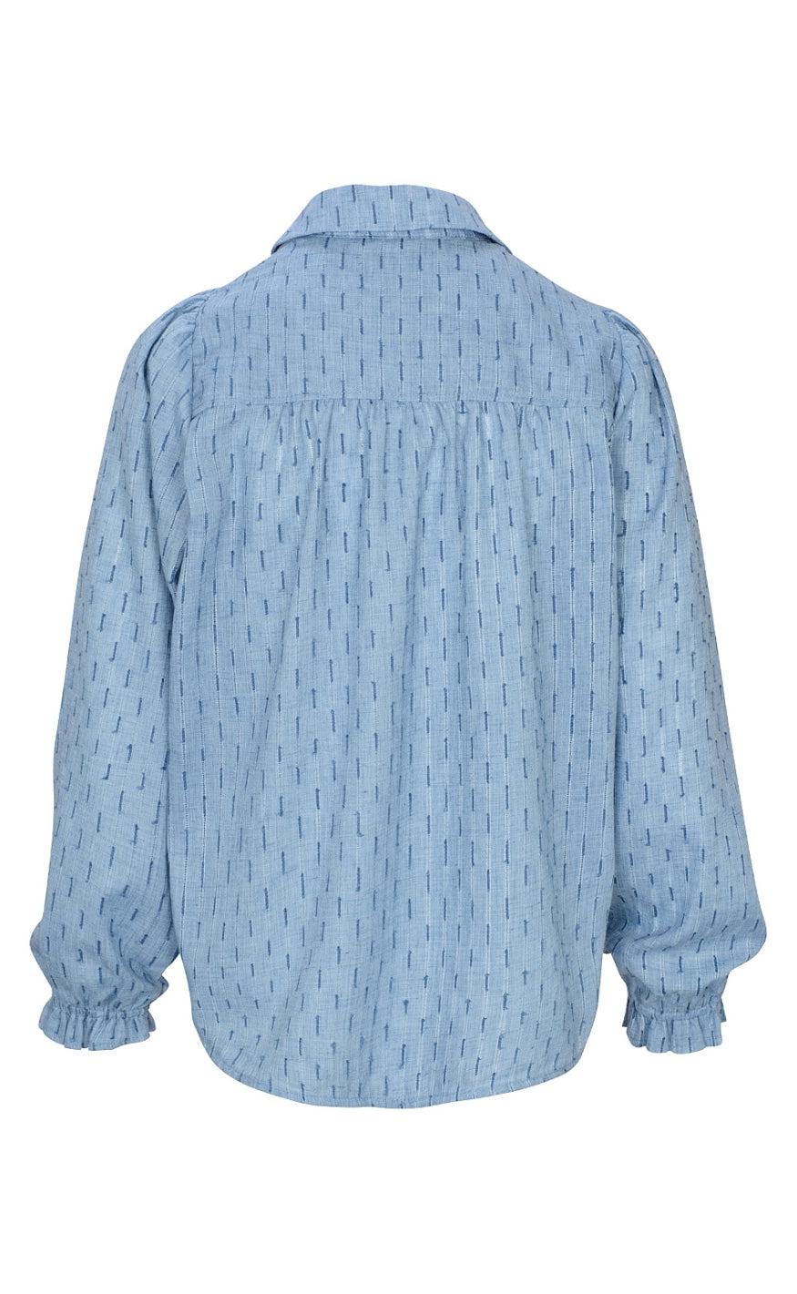 One Two Luxzuz Skjorte - Sheilana - Antique Blue