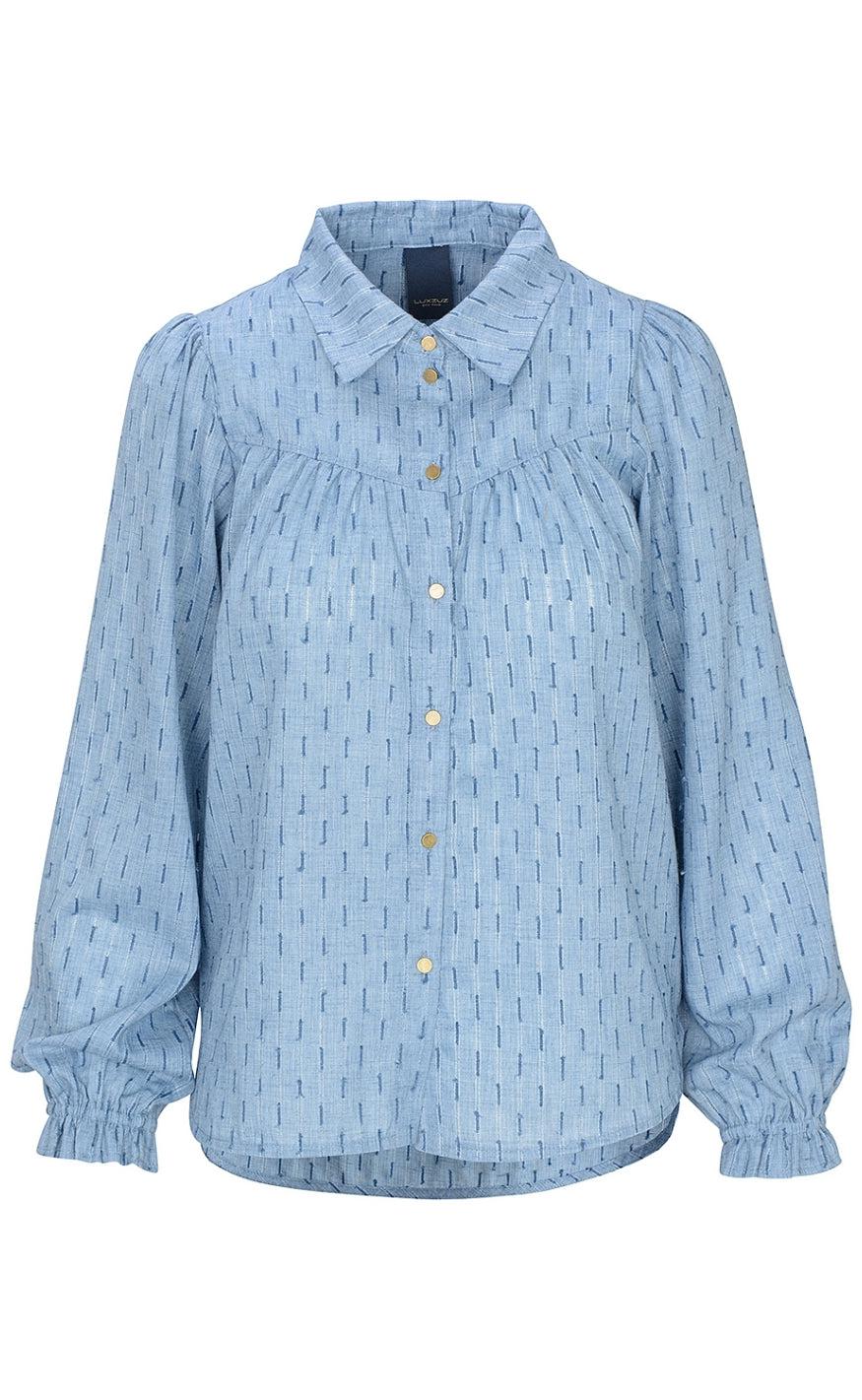 One Two Luxzuz Skjorte - Sheilana - Antique Blue