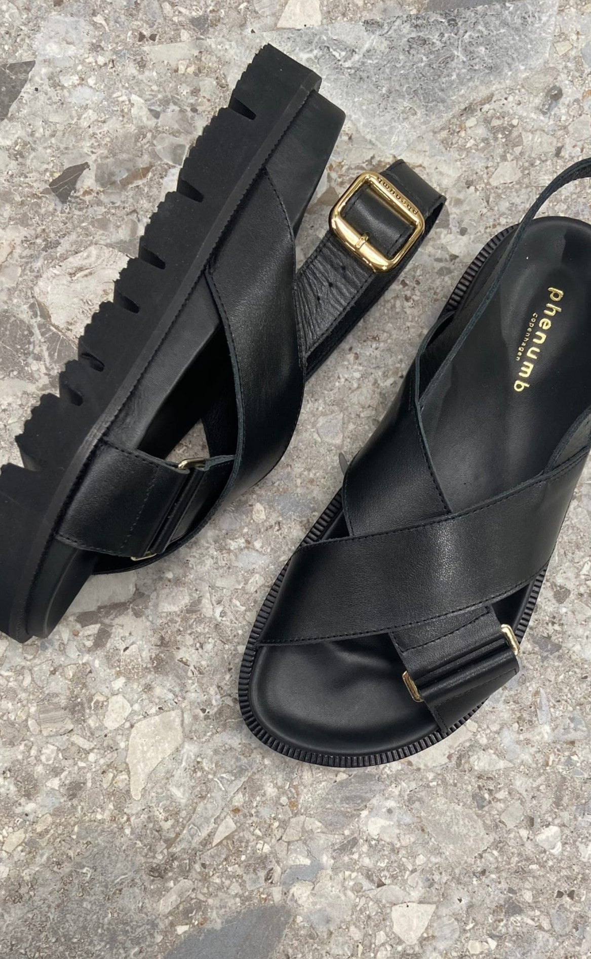 Phenumb Sandaler - Nawa - Black