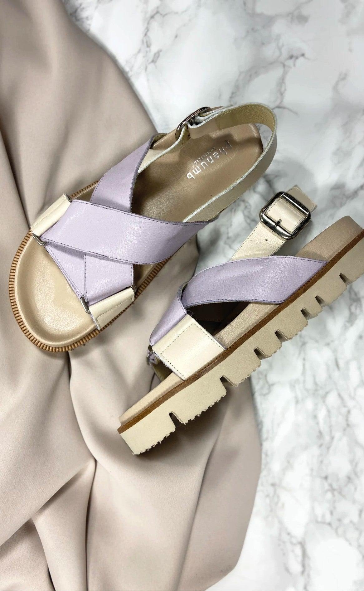 Phenumb Sandaler - Noelle - Lavender-Beige