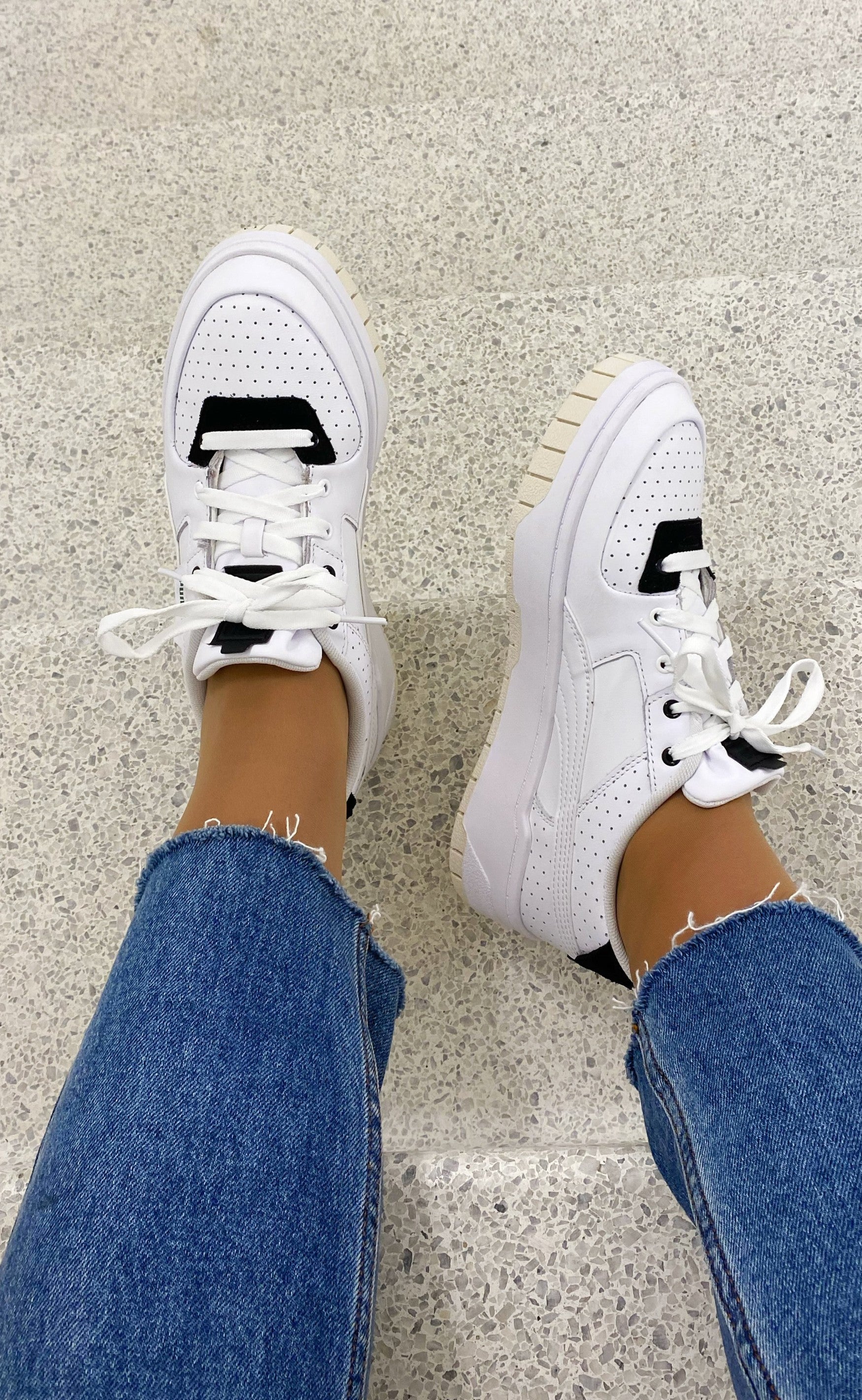 Puma Sneakers - Cali Dream Heritage Wns - White-Marshmallow