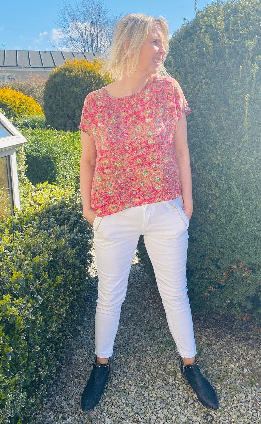 SOFIE SCHNOOR JESSIE PANTS WHITE S202319