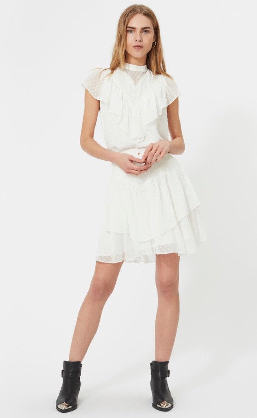 SOFIE SCHNOOR LARA SKIRT WHITE S202286