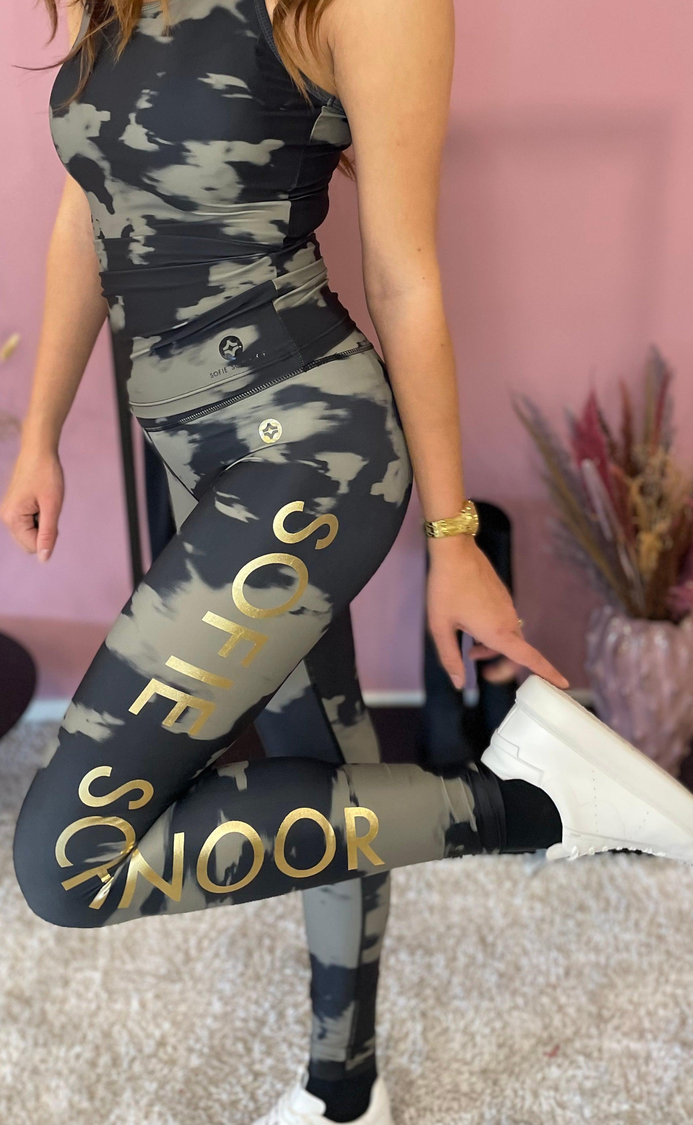 SOFIE SCHNOOR Leggings - S214318 - Army Green Gold