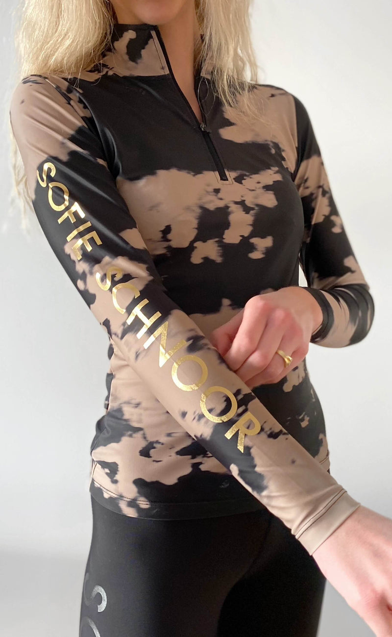 Sofie Schnoor Bluse S211416 - Mallory - Black Tie Dye