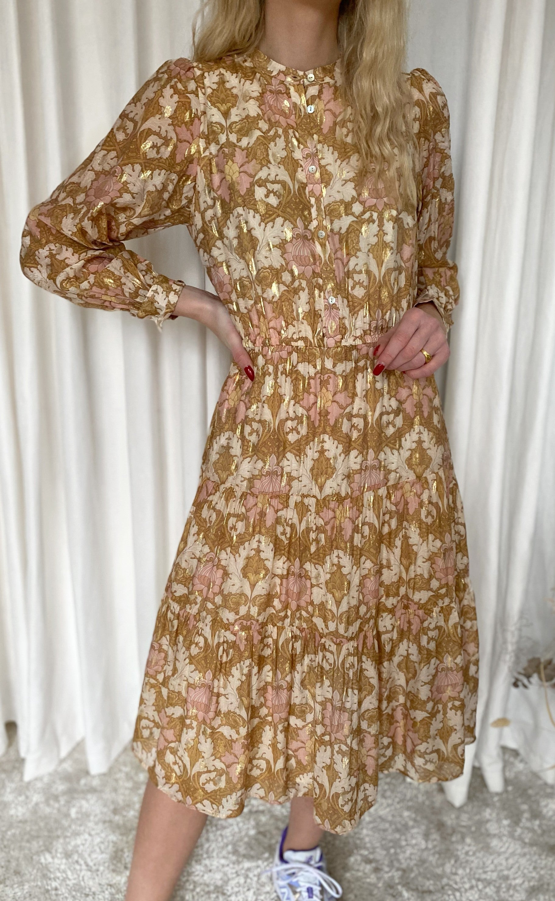 Sofie Schnoor Kjole S211228 - Abbi - Dark Yellow